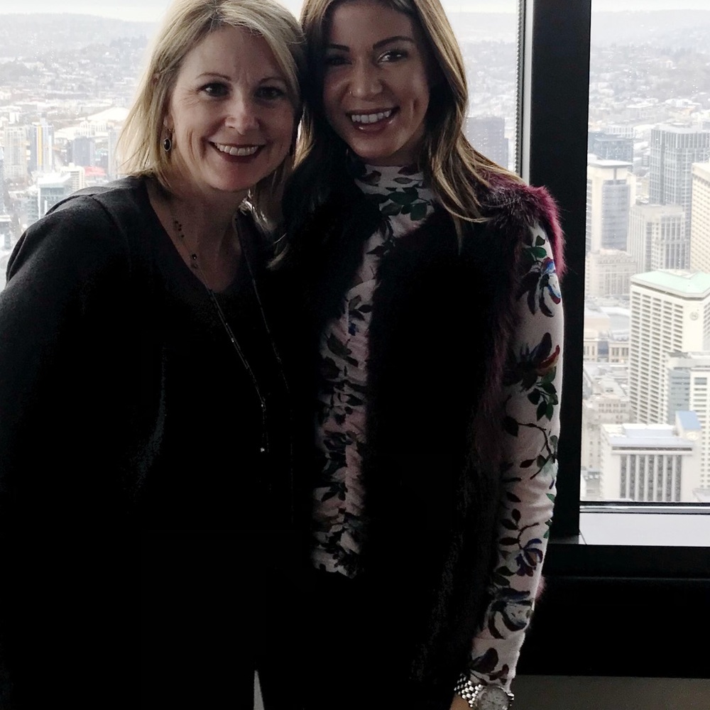 BB Dakotah maroon fur vest